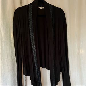 Silence + Noise black cotton cardigan
